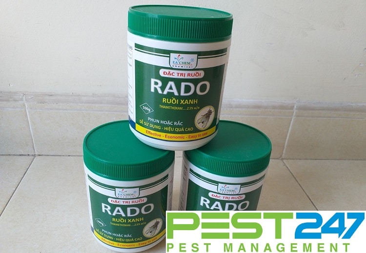 RADO - Siêu phẩm đặc trị ruồi xanh hiệu quả - diệt ruồi xanh nhanh nhất