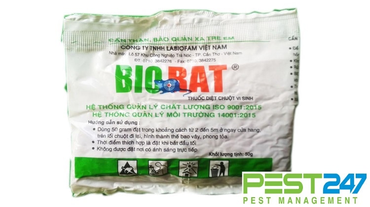 BIORAT thuốc diệt chuột hiệu quả nhất, thuốc diệt chuột an toàn nhất