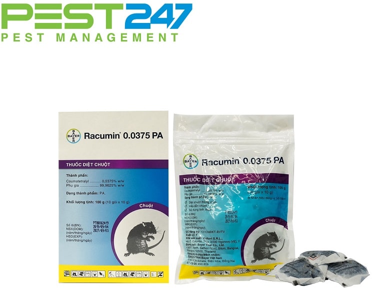 RACUMIN Paste thuốc diệt chuột của Bayer Đức, thuốc diệt chuột an toàn nhất