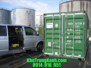 Khử trùng Container , Hun trùng Container  hàng hóa xuất khẩu