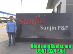 Phun sát trùng kho hàng, nhà máy, công ty Sunjin Hà Nam