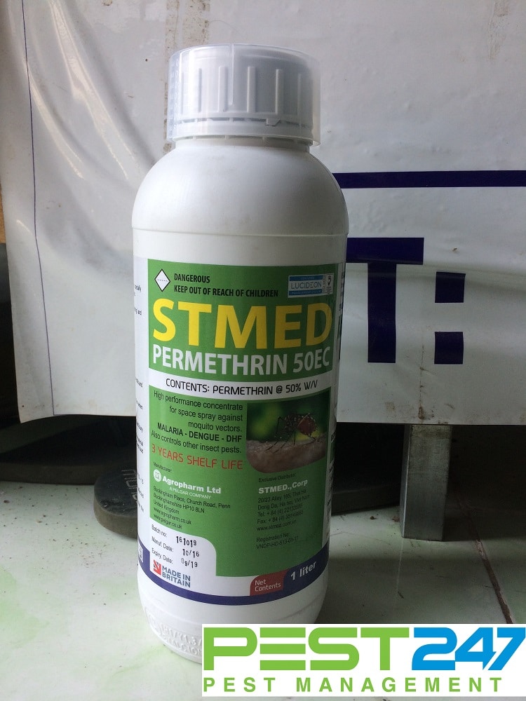 STMED PERMETHRIN 50EC thuốc diệt muỗi nhập khẩu Anh Quốc hàng đầu