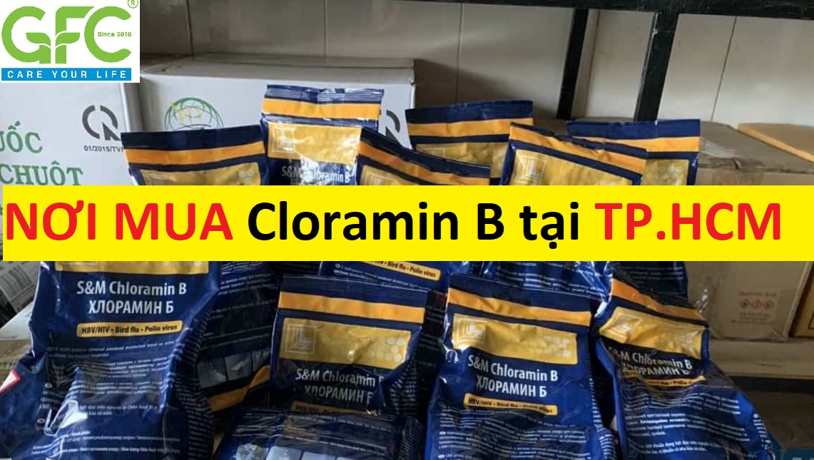 Nơi bán , địa chỉ mua thuốc Cloramin B khử trùng tại TP.HCM giá rẻ