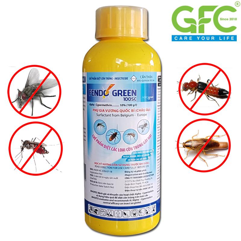 Thuốc diệt côn trùng Fendo Green 100SC (1lit)