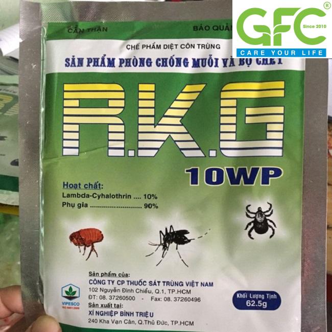 RKG 10WP – Thuốc diệt côn trùng đặc trị ve, bọ chét