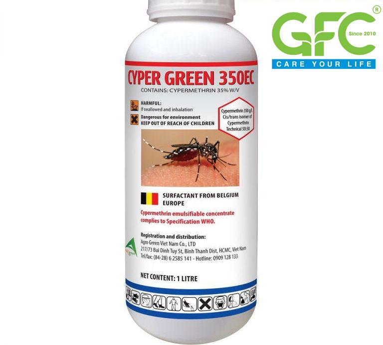 Thuốc diệt muỗi và côn trùng Cyper Green 35EC