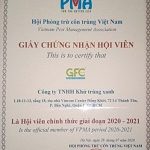Chứng nhận hiệp hội công ty diệt côn trùng Việt Nam