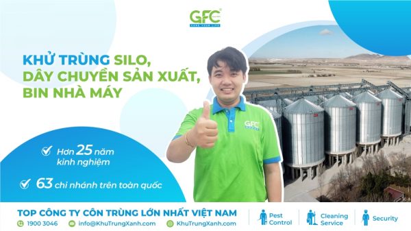 Khử trùng Silo, dây chuyền sản xuất, bin nhà máy