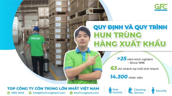 Quy định và quy trình hun trùng hàng xuất khẩu