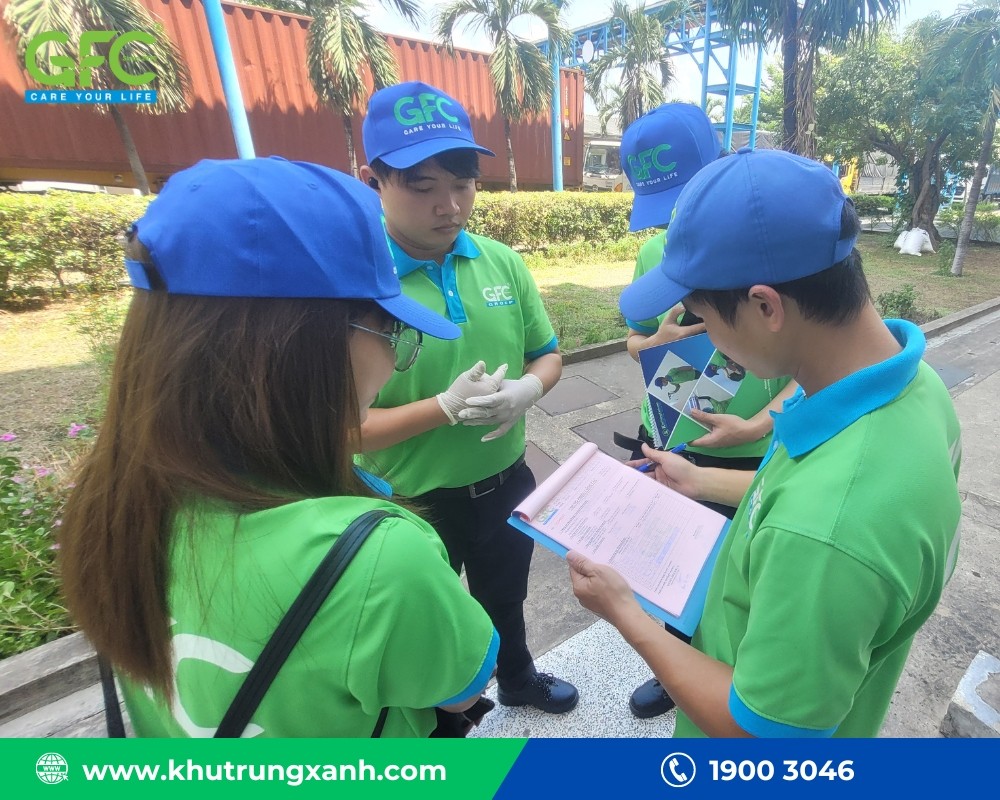 Kiểm tra và đánh giá trước khi hun trùng, khử trùng