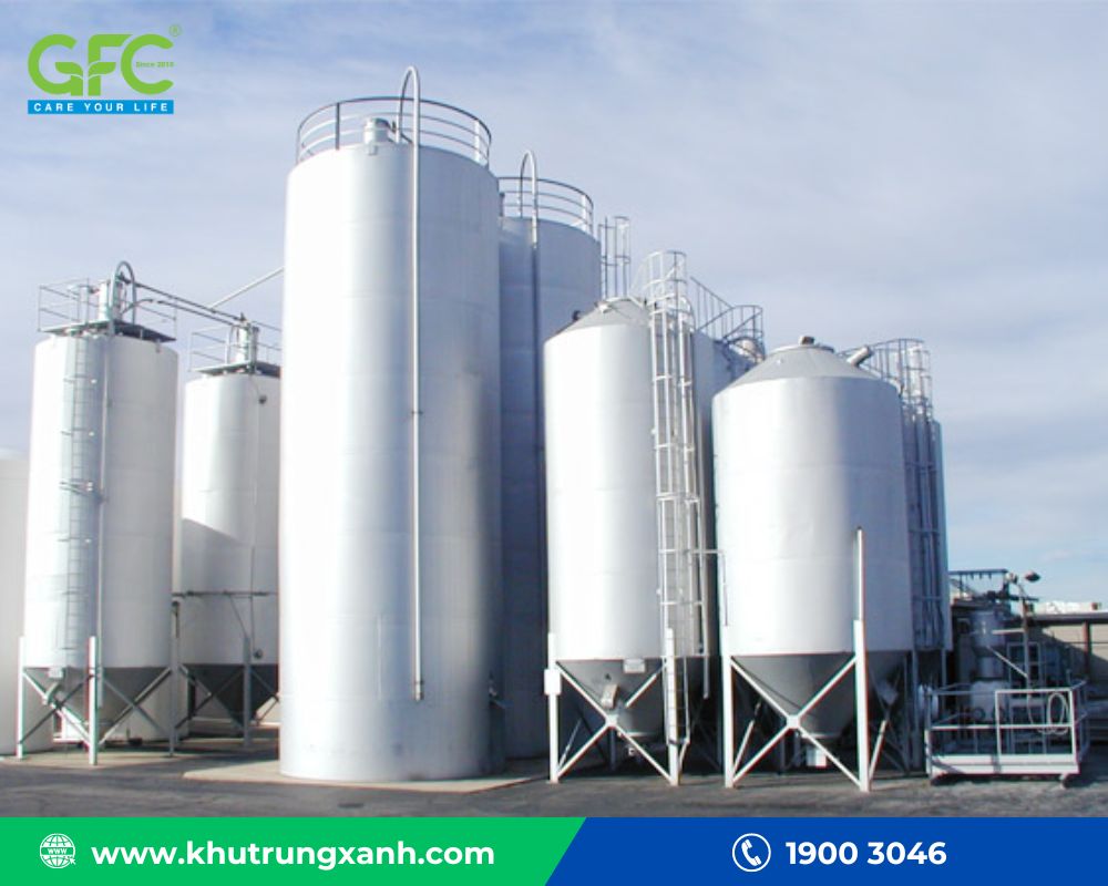 Khử trùng silo, bin, hệ thống dây chuyền nhà máy