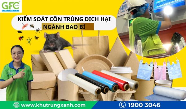 Kiểm soát côn trùng dịch hại chuyên nghiệp cho lĩnh vực Bao bì