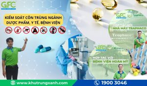 Kiểm soát côn trùng ngành Dược Phẩm, Y Tế, Bệnh Viện