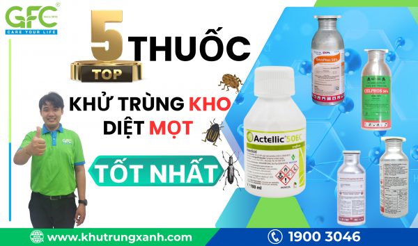 Top 5 thuốc khử trùng kho nông sản hiệu quả
