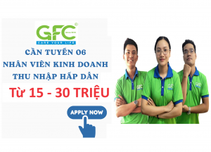 Tuyển Nhân viên Kinh doanh ĐI THỊ TRƯỜNG Lương từ 15-30 triệu