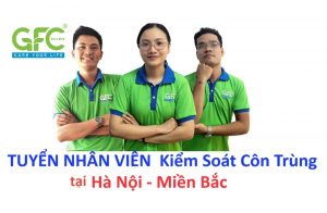 Tuyển Nhân viên Kỹ Thuật Diệt Côn Trùng tại Hà Nội – miền Bắc