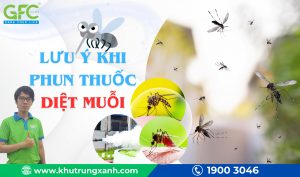 Phun thuốc diệt muỗi và các lưu ý quan trọng