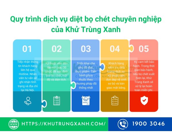 Dịch vụ diệt bọ chét tại Hà Nội tận gốc – Bảo hành 3-6 tháng